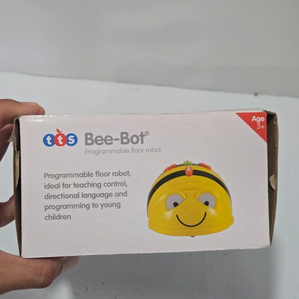 TTS Bee-Bot Rechargeable Programmable Floor Robot EL00363 Yellow Bee STEM Toy
